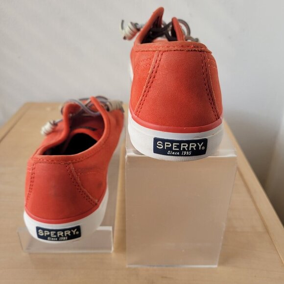 Sperry Topsider Seacoast Women’s Burnt Orange Shoe (Size: 6.5 Medium) - Picture 6 of 13